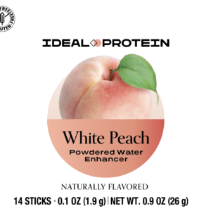 Ideal Protein White Peach Powdered Water Enhancer
