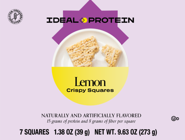 Ideal Protein Lemon Crispy Square