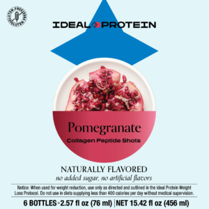 Ideal Protein Pomegranate Collagen Peptide Shots (6pk)
