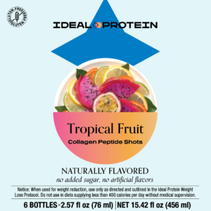 Ideal Protein Tropical Fruit Collagen Peptide Shots (6pk)